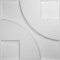 Ekena Millwork Nestor EnduraWall Decorative 3D Wall Panel, White, 19 5/8"W x 19 5/8"H WP20X20NEWH - alternate 4